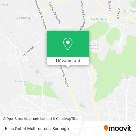 Mapa de Ellus Outlet Multimarcas