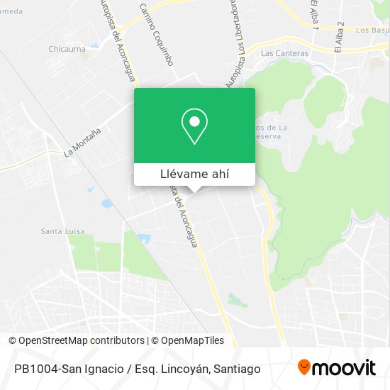 Mapa de PB1004-San Ignacio / Esq. Lincoyán