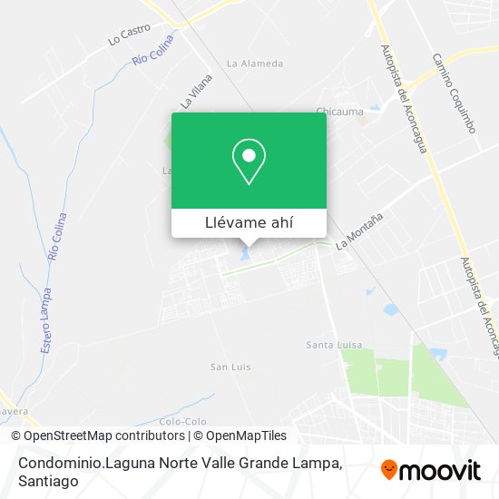 Mapa de Condominio.Laguna Norte Valle Grande Lampa
