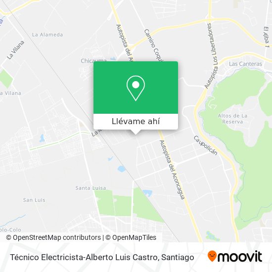 Mapa de Técnico Electricista-Alberto Luis Castro