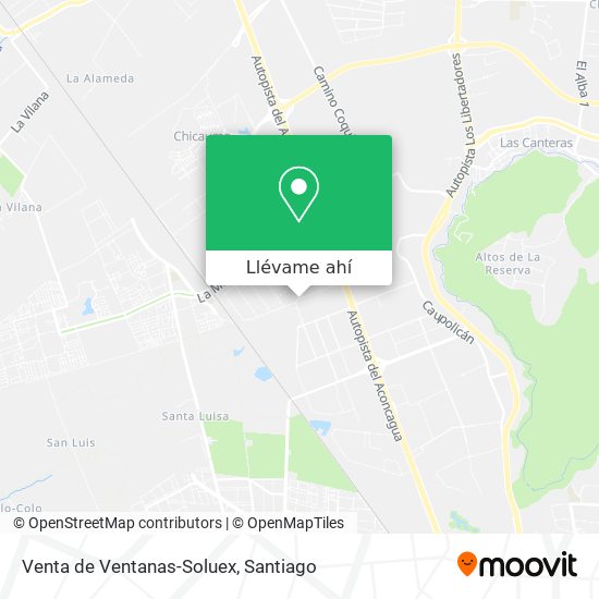 Mapa de Venta de Ventanas-Soluex