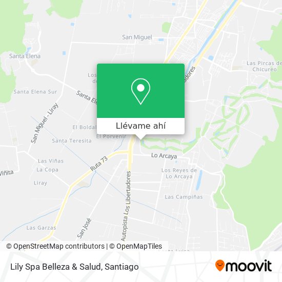 Mapa de Lily Spa Belleza & Salud