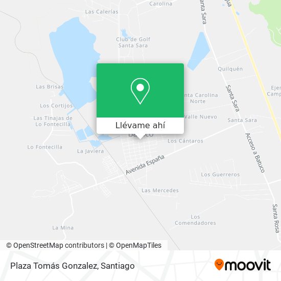 Mapa de Plaza Tomás Gonzalez