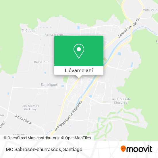 Mapa de MC Sabrosón-churrascos