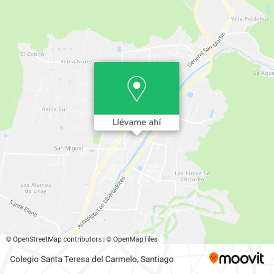 Mapa de Colegio Santa Teresa del Carmelo