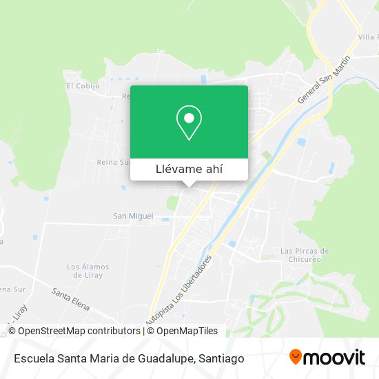 Mapa de Escuela Santa Maria de Guadalupe