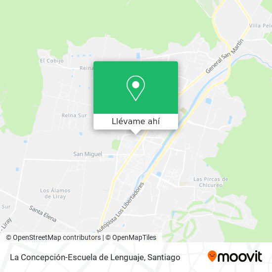 Mapa de La Concepción-Escuela de Lenguaje