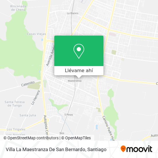 Mapa de Villa La Maestranza De San Bernardo