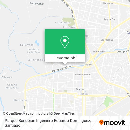 Mapa de Parque Bandejón Ingeniero Eduardo Domínguez