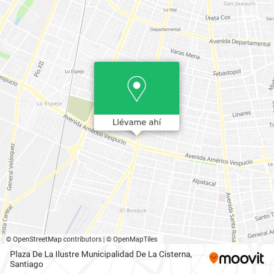 Mapa de Plaza De La Ilustre Municipalidad De La Cisterna