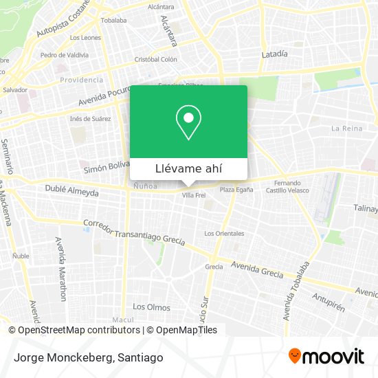 Mapa de Jorge Monckeberg