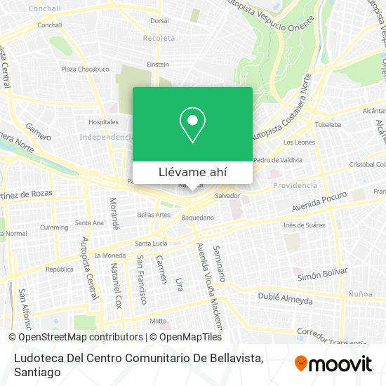Mapa de Ludoteca Del Centro Comunitario De Bellavista