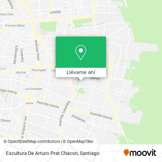 Mapa de Escultura De Arturo Prat Chacon