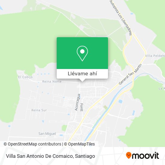 Mapa de Villa San Antonio De Comaico