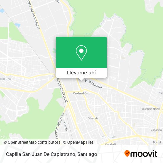 Mapa de Capilla San Juan De Capistrano