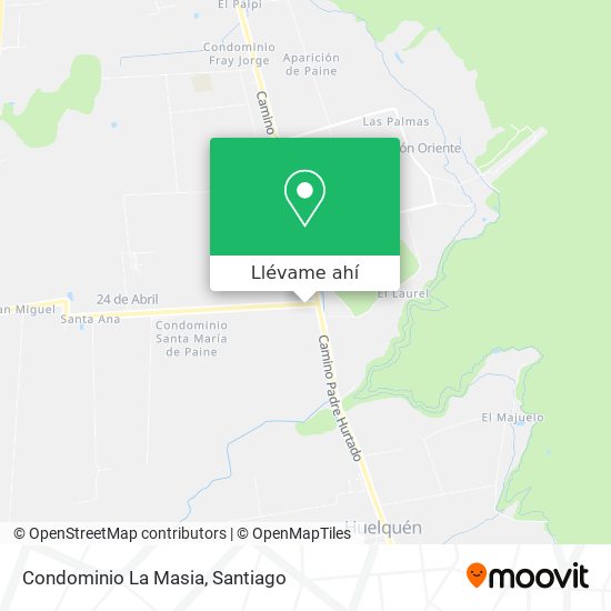 Mapa de Condominio La Masia