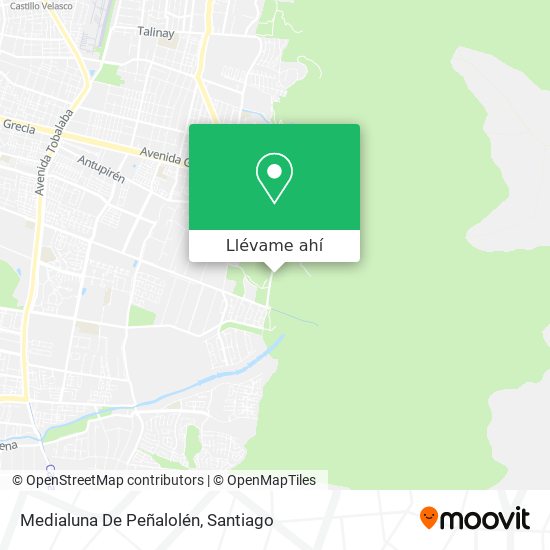 Mapa de Medialuna De Peñalolén