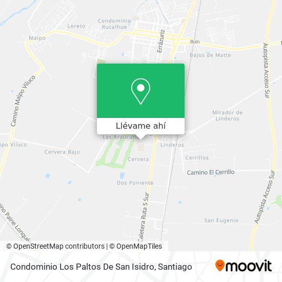 Mapa de Condominio Los Paltos De San Isidro