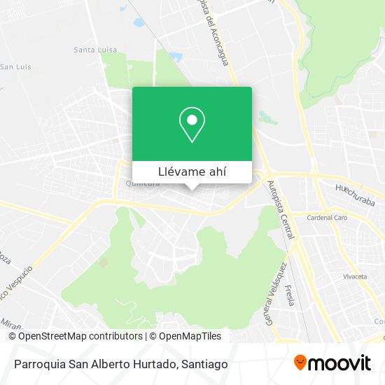 Mapa de Parroquia San Alberto Hurtado