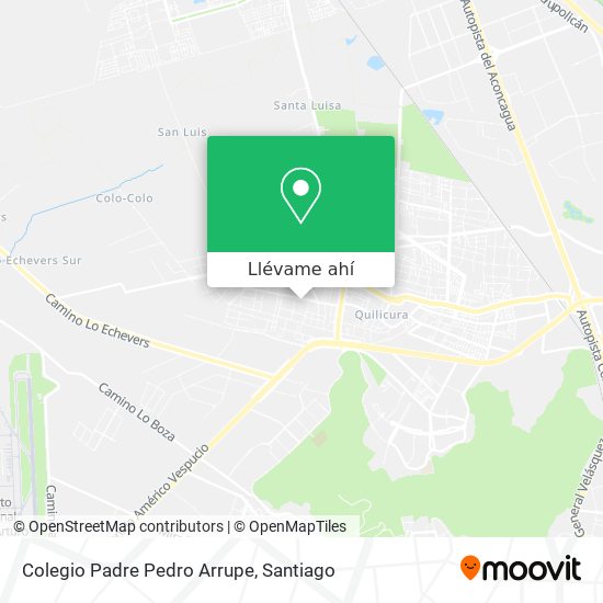 Mapa de Colegio Padre Pedro Arrupe