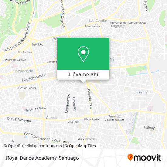 Mapa de Royal Dance Academy