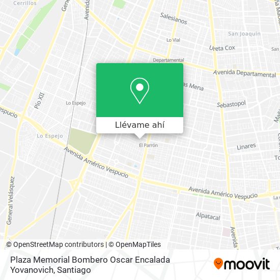 Mapa de Plaza Memorial Bombero Oscar Encalada Yovanovich