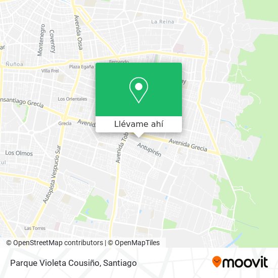 Mapa de Parque Violeta Cousiño