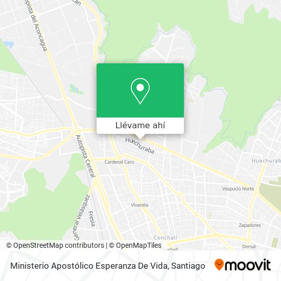 Mapa de Ministerio Apostólico Esperanza De Vida