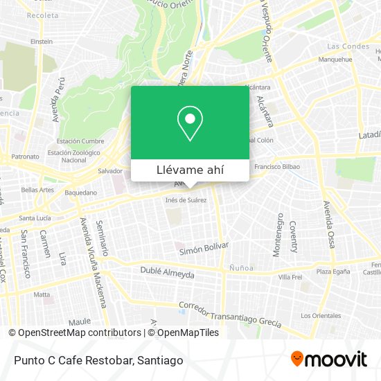 Mapa de Punto C Cafe Restobar