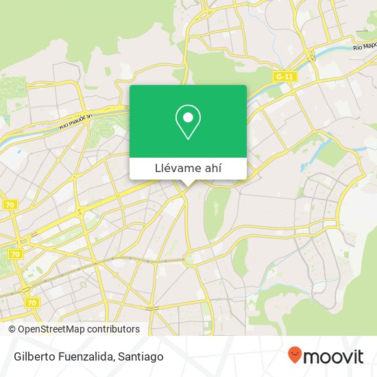 Mapa de Gilberto Fuenzalida