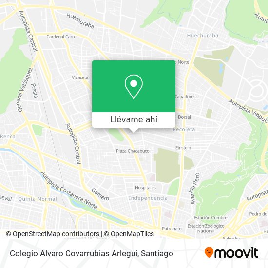 Mapa de Colegio Alvaro Covarrubias Arlegui