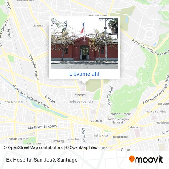 Mapa de Ex Hospital San José