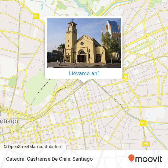 Mapa de Catedral Castrense De Chile