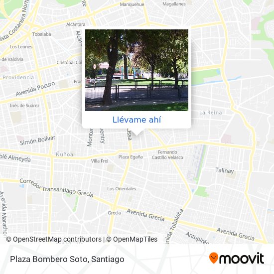 Mapa de Plaza Bombero Soto