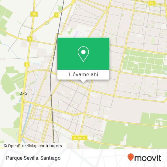 Mapa de Parque Sevilla