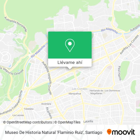 Mapa de Museo De Historia Natural 'Flaminio Ruiz'