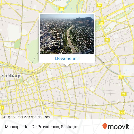 Mapa de Municipalidad De Providencia