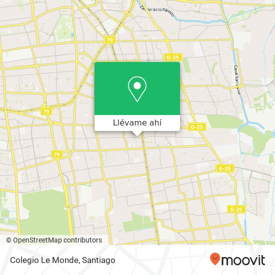 Mapa de Colegio Le Monde