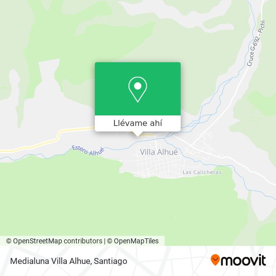 Mapa de Medialuna Villa Alhue