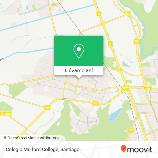 Mapa de Colegio Melford College