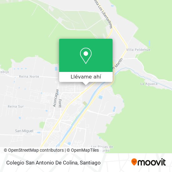 Mapa de Colegio San Antonio De Colina