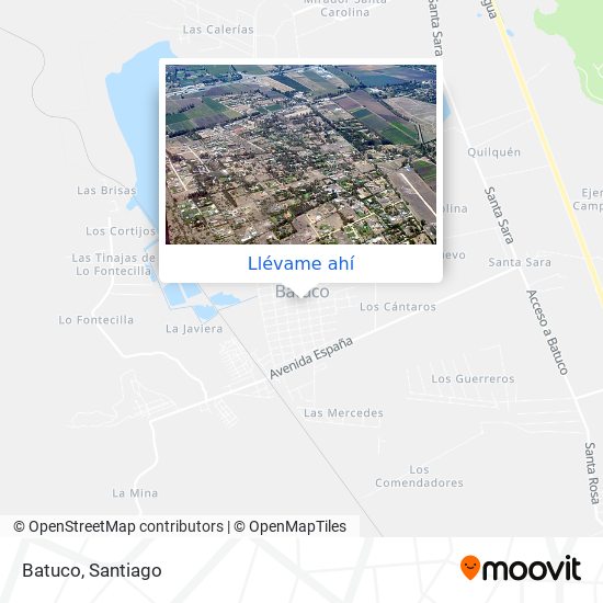 Mapa de Batuco