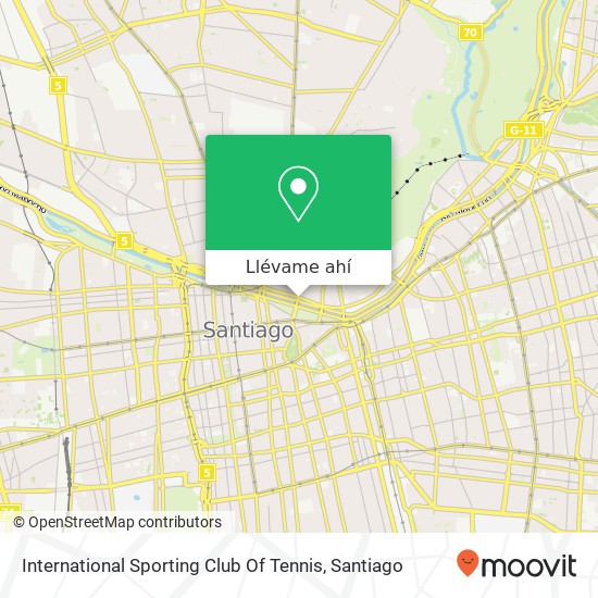 Mapa de International Sporting Club Of Tennis