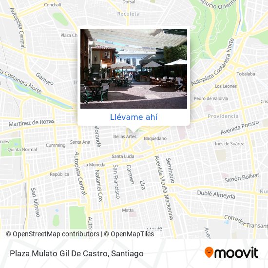 Mapa de Plaza Mulato Gil De Castro