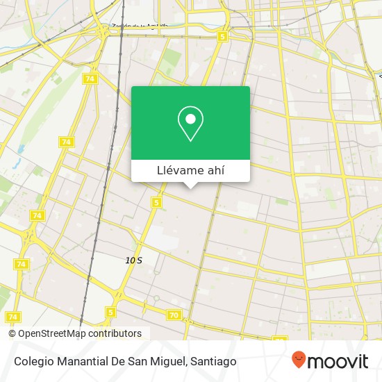 Mapa de Colegio Manantial De San Miguel