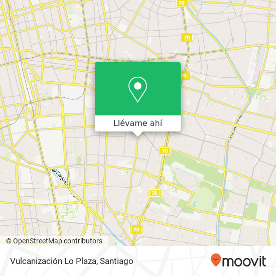 Mapa de Vulcanización Lo Plaza