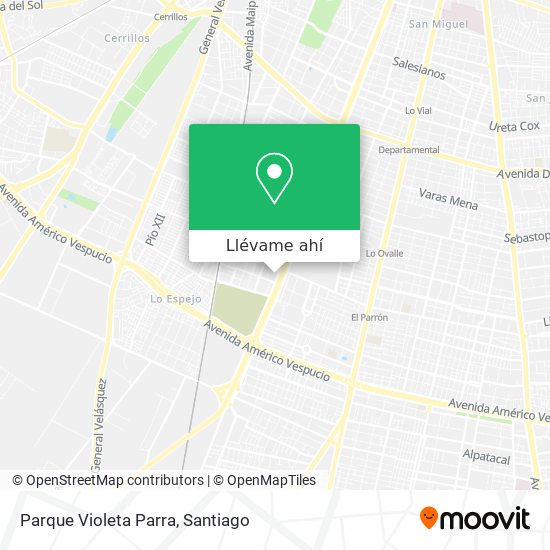 Mapa de Parque Violeta Parra