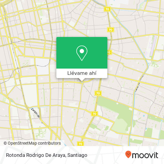 Mapa de Rotonda Rodrigo De Araya