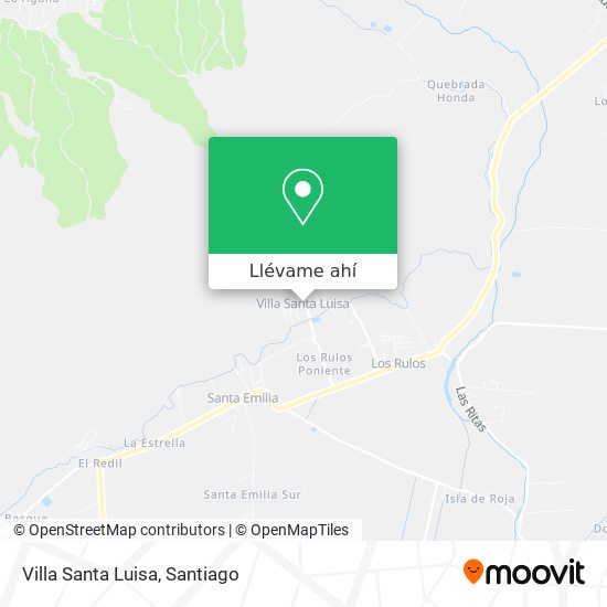 Mapa de Villa Santa Luisa
