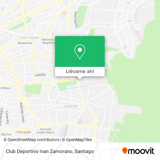 Mapa de Club Deportivo Ivan Zamorano